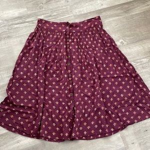 Urban outfitters button down skirt